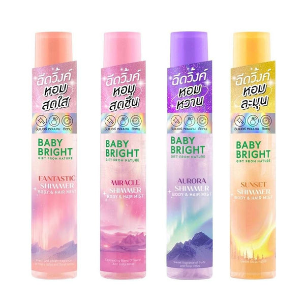 Karmart Baby Bright Gift From Nature Shimmer Body & Hair Mist 20 ml., Мерцающий мист для волос и тела в ассортименте 20 мл.