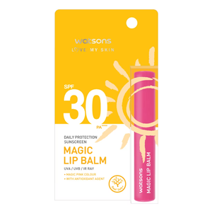 Watsons Love My Skin Daily Protection Sunscreen Magic Lip Balm SPF30 1.7 g., Бальзам для губ с защитой от солнца SPF30 1,7 гр.