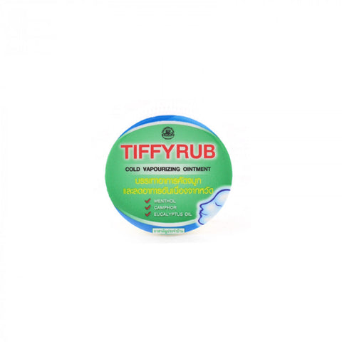 THAI NAKORN PATANA TIFFYRUB Cold Vapourizing Oilment 6 g., Тайская мазь от простуды TIFFYRUB 6 гр.