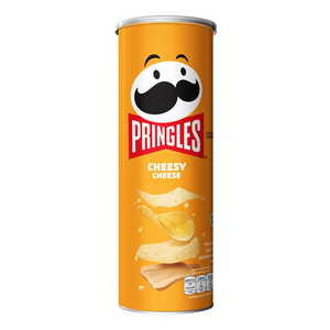 PRINGLES Potato Chips Cheesy Cheese Flavor 102 g., Картофельные чипсы "Принглс" со вкусом сыра 102 гр.