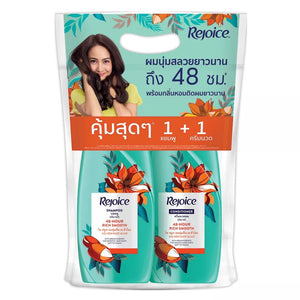 Rejoice Rich Soft Smooth Shampoo + Conditioner 370 ml., Парфюмированный шампунь + кондиционер для волос Rich с ароматом магнолии 370 мл.
