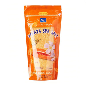 Siam Yoko Papaya Spa Salt 300 g., Соляной скраб для тела экстрактом Папайей 300 гр.