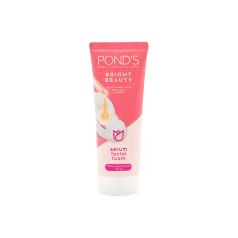 POND’S Bright Beauty Crystal Clear Glow Serum Foam 50 g., Пенка для умывания с осветляющим кожу эффектом 50 гр.