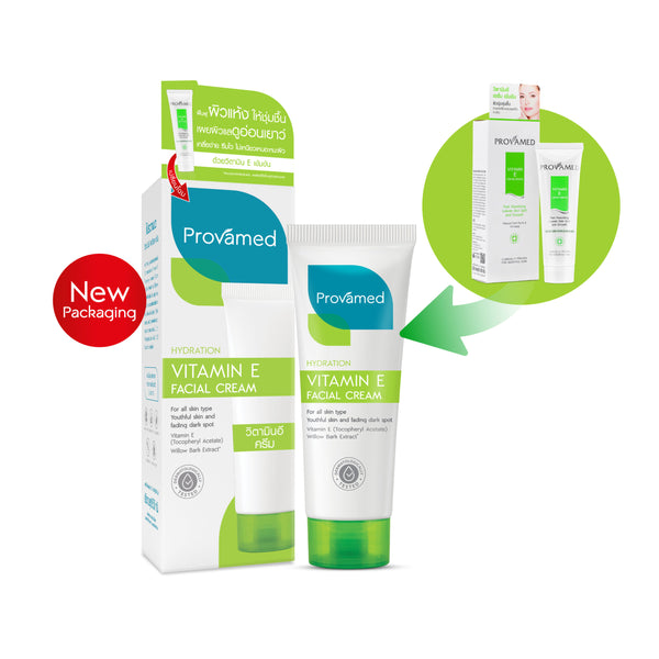 Provamed Vitamin E Facial Cream  50 g., Крем-сыворотка с витамином Е 50 гр.