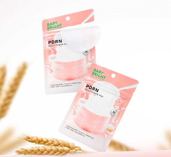 Karmart Baby Bright PDRN Jelly Toner Pad 8 pads, Увлажняющие гелевые тонер-пэды для лица с PDRN 8 шт.