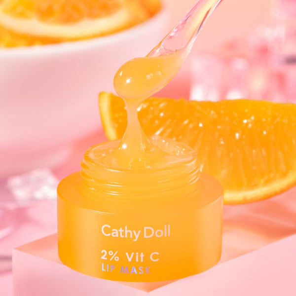 Karmart Cathy Doll 2% Vit C Lip Mask Orange Bingsu 4.5 g., Маска для губ "Апельсиновый бинсу" с витамином С 4,5 гр.