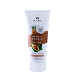 KHAOKHO TALAYPU Treatment Coconut Avocado 200 ml., Кондиционер "Кокос и авокадо" для объема и блеска волос 200 мл.
