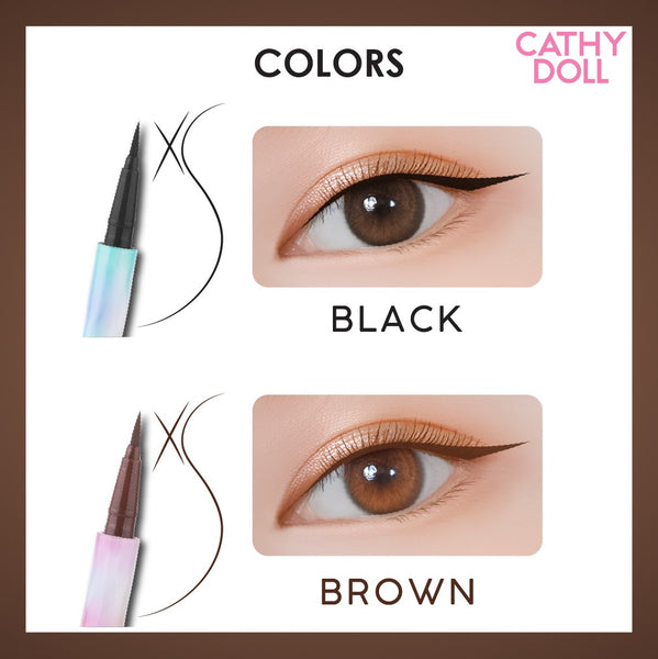 Karmart Cathy Doll Brush Liner 0,6 ml., Жидкая подводка-фломастер для глаз 0,6 мл.