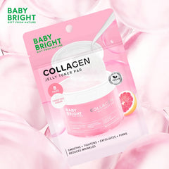 Karmart Baby Bright Collagen Jelly Toner Pad 8 pads, Увлажняющие гелевые тонер-пэды для лица с коллагеном 8 шт.