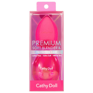 Karmart Cathy Doll Premium Soft Blender & Protection Case Спонж премиум-класса для нанесения тональной основы под макияж + защитный чехол