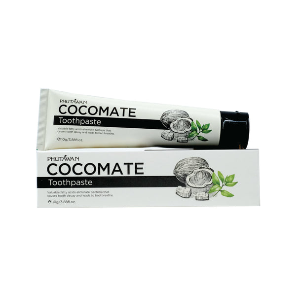 Phutawan COCOMATE Toothpaste 100 g., Органическая зубная паста на основе кокосового масла 100 гр.