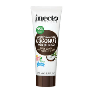 Boots Inecto Naturals Superbly Smoothing Coconut Body Lotion 250 ml., Великолепно разглаживающий лосьон для тела с кокосовым маслом 250 мл.