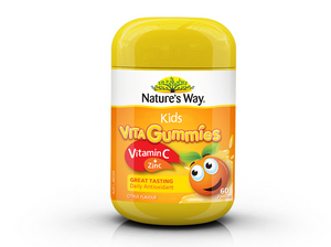 Nature`s Way Vita Gummies Vitamin C + Zink 60 Pastilles Жевательный мармелад с витамином С и цинком 60 шт.