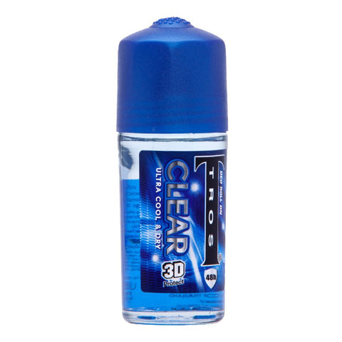 Tros Clear Ultra Cool & Dry Roll On 45 ml., Роликовый дезодорант для мужчин с освежающим ароматом 45 мл.