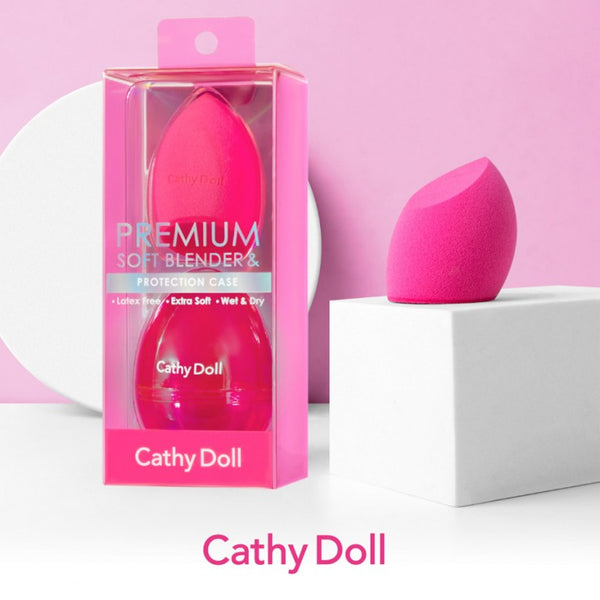Karmart Cathy Doll Premium Soft Blender & Protection Case Спонж премиум-класса для нанесения тональной основы под макияж + защитный чехол