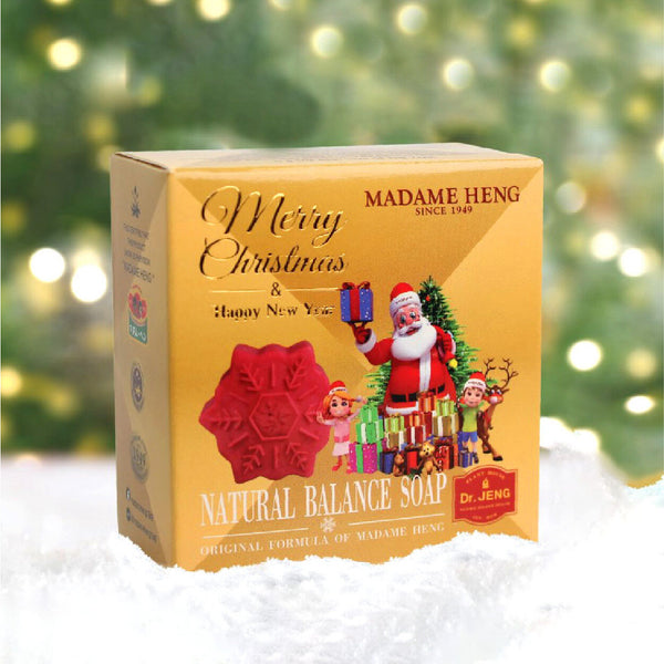 Madame Heng Merry Chistmas Set Soap 110 g.* 3 pcs., Подарочный набор мыла "Новогоднее" для рук и тела 110 гр.*3 шт.