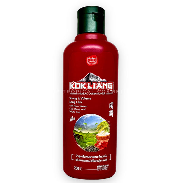 Kokliang Herbal Conditioner Strong & Volume Long Hair 200 ml., Бальзам для волос с ягодами годжи и белым чаем 200 мл.