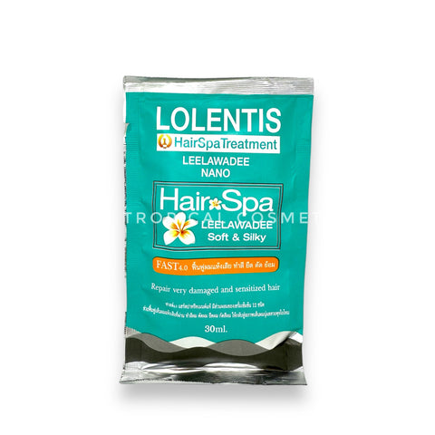 LOLENTIS Hair Spa Treatment Nano Leelawadee Soft & Silky 30 ml., Маска спа-уход с ароматом франжипани для мягких и шелковистых волос 30 мл.