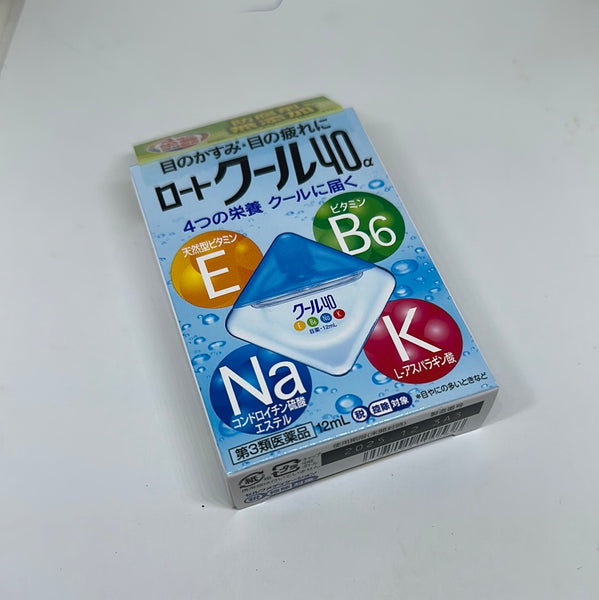 Rohto Eye Drops (BLUE PACK) 12 ml., Японские капли для глаз 12 мл. (голубая упаковка)