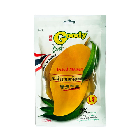 Goody Dried Mango 380 g., Вяленый манго  в фабричной потребительской упаковке 380 гр.