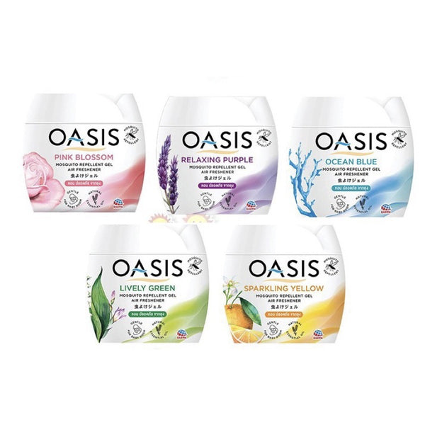 OASIS Mosquito Repellent Gel Air Freshener 180 g., Гелевый освежитель воздуха и защита от комаров 180 гр.
