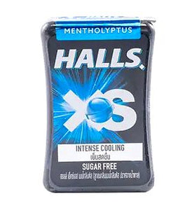 Halls XS Mentho Lyptus Sugar Free Candy 12.6 g., Ментоловые леденцы без сахара 12,6 гр.