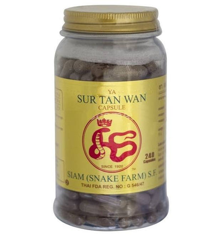 SIAM (SNAKE FARM) S.F. Sur Tan Wan Capsule 240 сapsules, Капсулы "Сур Тан Ван" для укрепления иммунитета 240 капсул