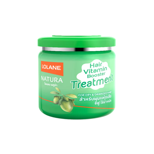 LOLANE Hair treatment for dry & damaged hair + Jojoba oil & Silk protein 250 g., Лечебная маска для сухих волос с маслом жожоба и протеинами шелка 250 гр.