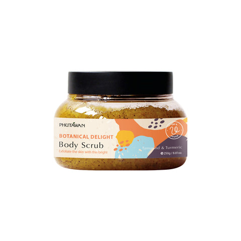 Phutawan Botanical Delight Body Scrub 250 g., Скраб для тела "Наслаждение" с тамариндом 250 гр.