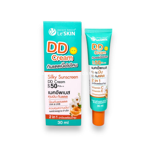 Le'SKIN Silky Sunscreen DD Cream SPF 50 PA++ 30 ml., Солнцезащитный DD крем с SPF 50 PA++ 30 мл.
