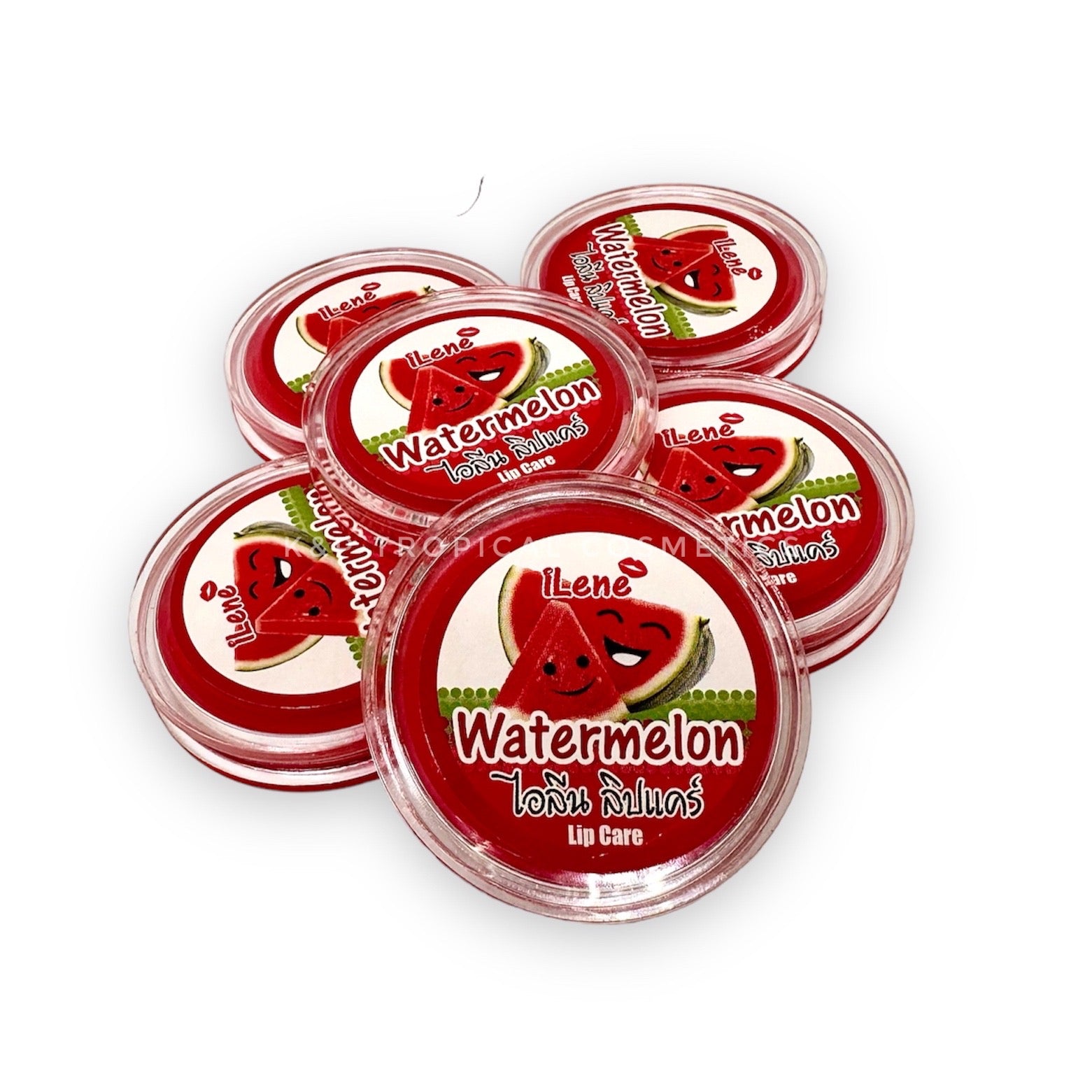YOU & I ILINE Lip Balm Watermelon 10 g.*6 pcs., Бальзам для губ с ароматом Арбуза 10 гр.*6 шт.