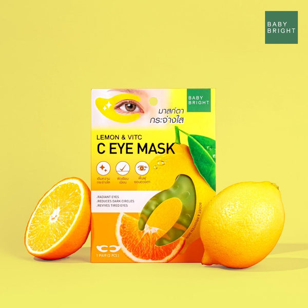 Karmart Baby Bright Lemon & Vit C C Eye Mask (3.5 g.*2 pcs)*6 pairs, Маска для глаз с лимоном и витамином С (3,5 г.* 2 шт)*6 пар