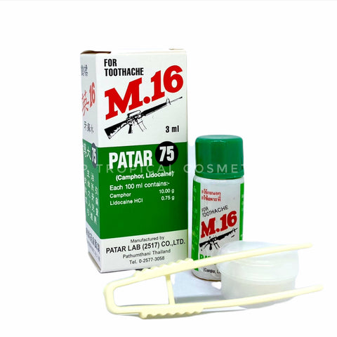 M.16 Patar For Toothache 3 ml., Неотложная помощь при зубной боли 3 мл.