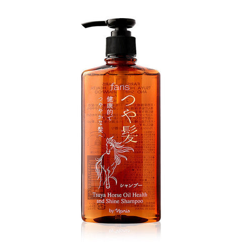 Faris Tsuya Horse Oil Health and Shine Shampoo 270 ml., Лечебный шампунь с лошадиным маслом против выпадения волос 270 мл.