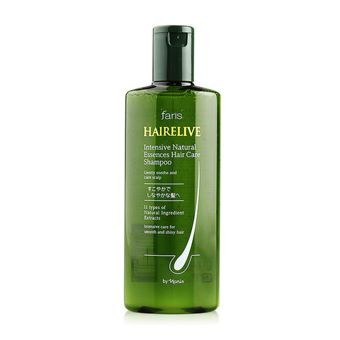 Faris Hairelive Intensive Natural Essences Hair Care Shampoo 250 ml., Шампунь "Hairelive" восстанавливающий для волос 250 мл.