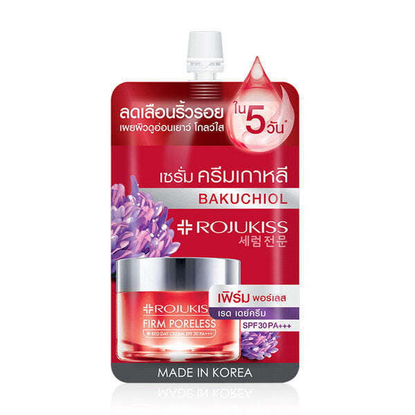 Rojukiss Firm Poreless Red Day Cream SPF 30 PA+++ 8 ml., Антивозрастной дневной крем для лица с SPF 30 PA+++ 8 мл.
