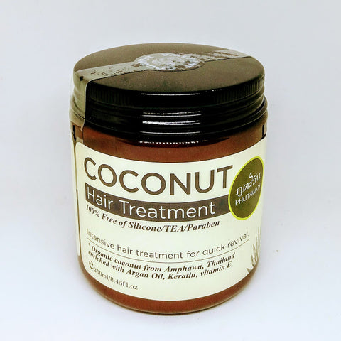 Phutawan Coconut Hair Treatment 250 ml., Кокосовая маска для волос 250 мл.