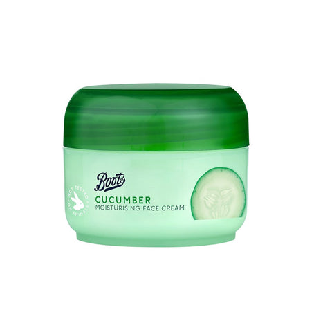 Boots Cucumber Moisturising Face Cream 100 ml., Увлажняющий крем для лица с экстрактом огурца 100 мл.