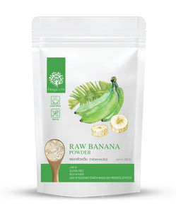 Feaga Life Dietary Supplement Raw Banana Powder 200 g., Органический порошок банана для улучшения пищеварения 200 гр.