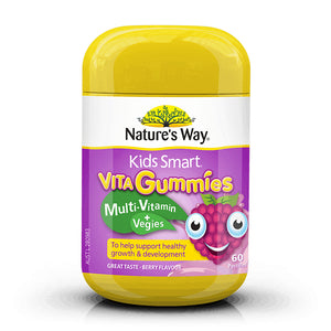 Nature`s Way Vita Gummies Multi-vitamin + Vegies 60 Pastilles Жевательный мармелад с мультивитаминной формулой и овощами 60 шт.
