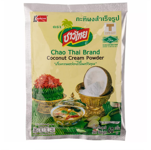 Chao Thai Brand Coconut Cream Powder 60 g., Сухое кокосовое молоко CHAO THAI 60 гр.