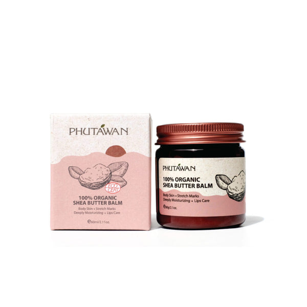 Phutawan Shea Butter Organic 60 g., Натуральное 100% Масло Ши 60 гр.