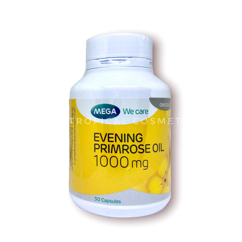 MEGA We Care Evening Primrose Oil 1000 mg 30 capsules, Масло примулы вечерней 1000 mg 30 капсул