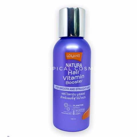 LOLANE Natura Hair Vitamin Booster For Smooth and Straight Hair (purple) 100 ml., Витаминная сыворотка-бустер для гладкости и силы волос 100 мл.