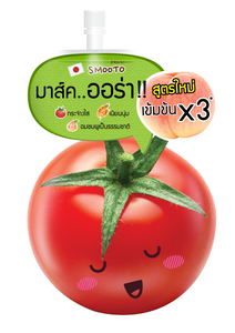 Smooto Tomato Gluta Aura Plus Sleeping Mask 10 g., Слипинг-маска с экстрактом томата 10 гр.