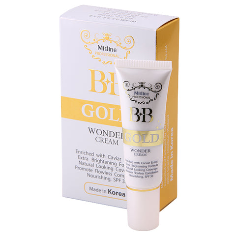 Mistine BB Gold Wonder Cream 15 g., ВВ-крем "Золотой" с экстрактом икры 15 гр.