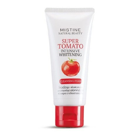 Mistine Natural Beauty Super Tomato Intensive Whitening Cleansing Foam 80 g., Осветляющая пенка для умывания с экстрактом томата 80 гр.