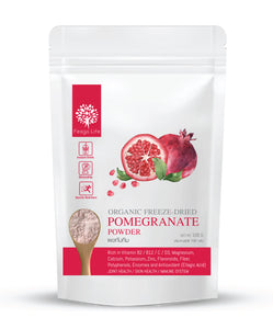Feaga Life Dietary Supplement Organic Pomegranate Powder 100 g., Органический гранат в порошке для снижения артериального давления и повышения гемоглобина 100 гр.