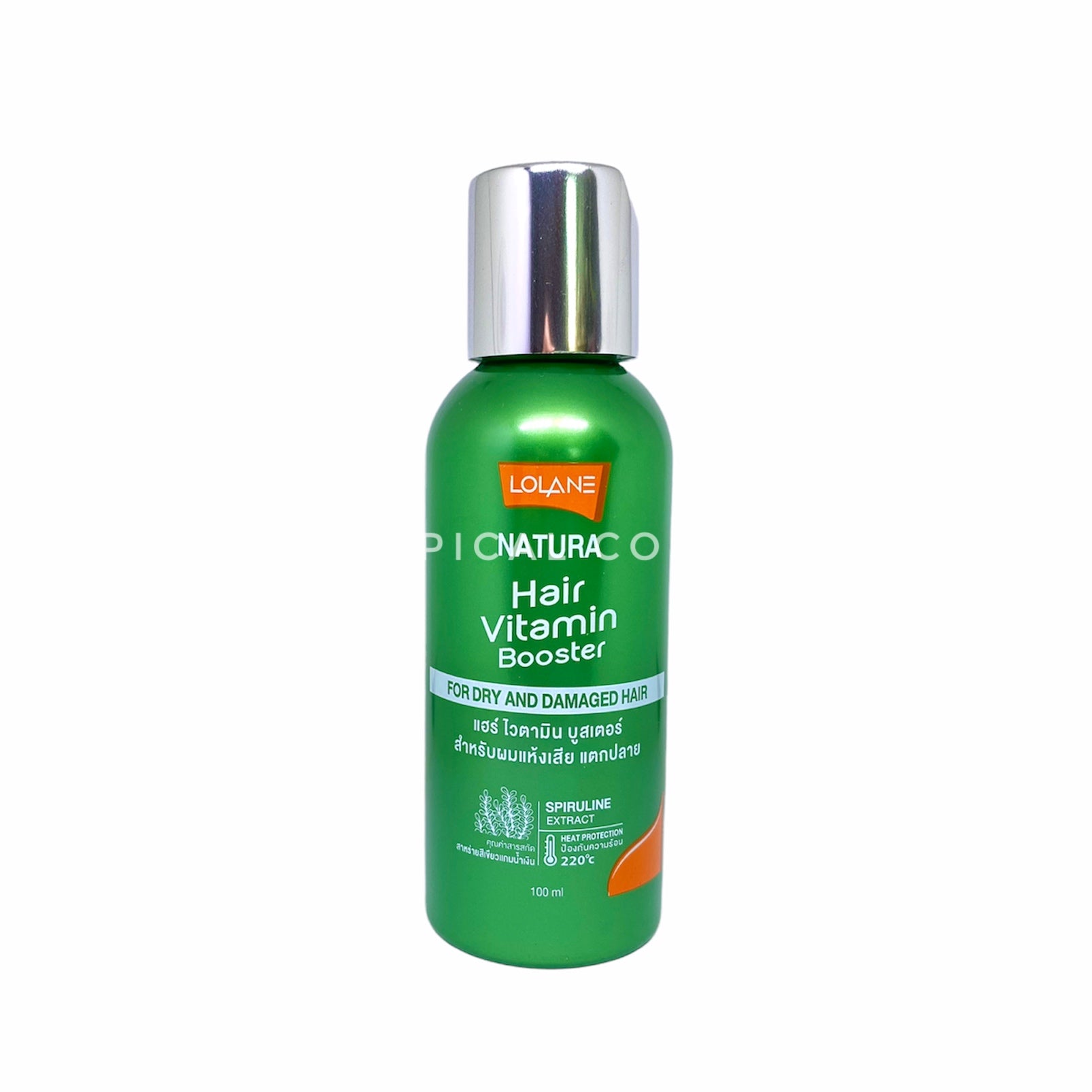LOLANE Natura Hair Vitamin Booster For Dry And Damaged Hair (Green) 100 ml., Сыворотка-бустер для поврежденных и сухих волос 100 мл.