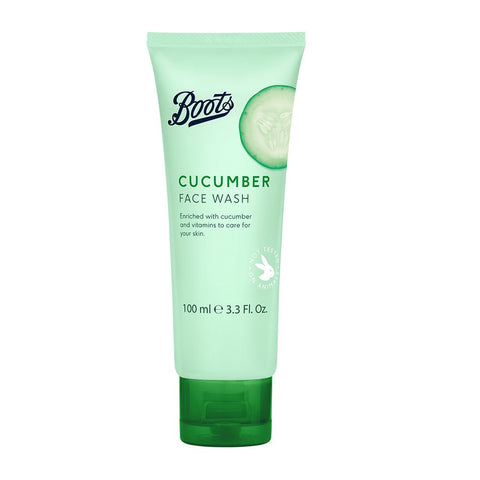 Boots Cucumber Facial Wash 100 ml., Очищающий гель для умывания с экстрактом огурца 100 мл.